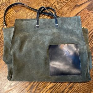 Clare V suede tote